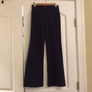 Athleta Plum Flare Yoga Pants